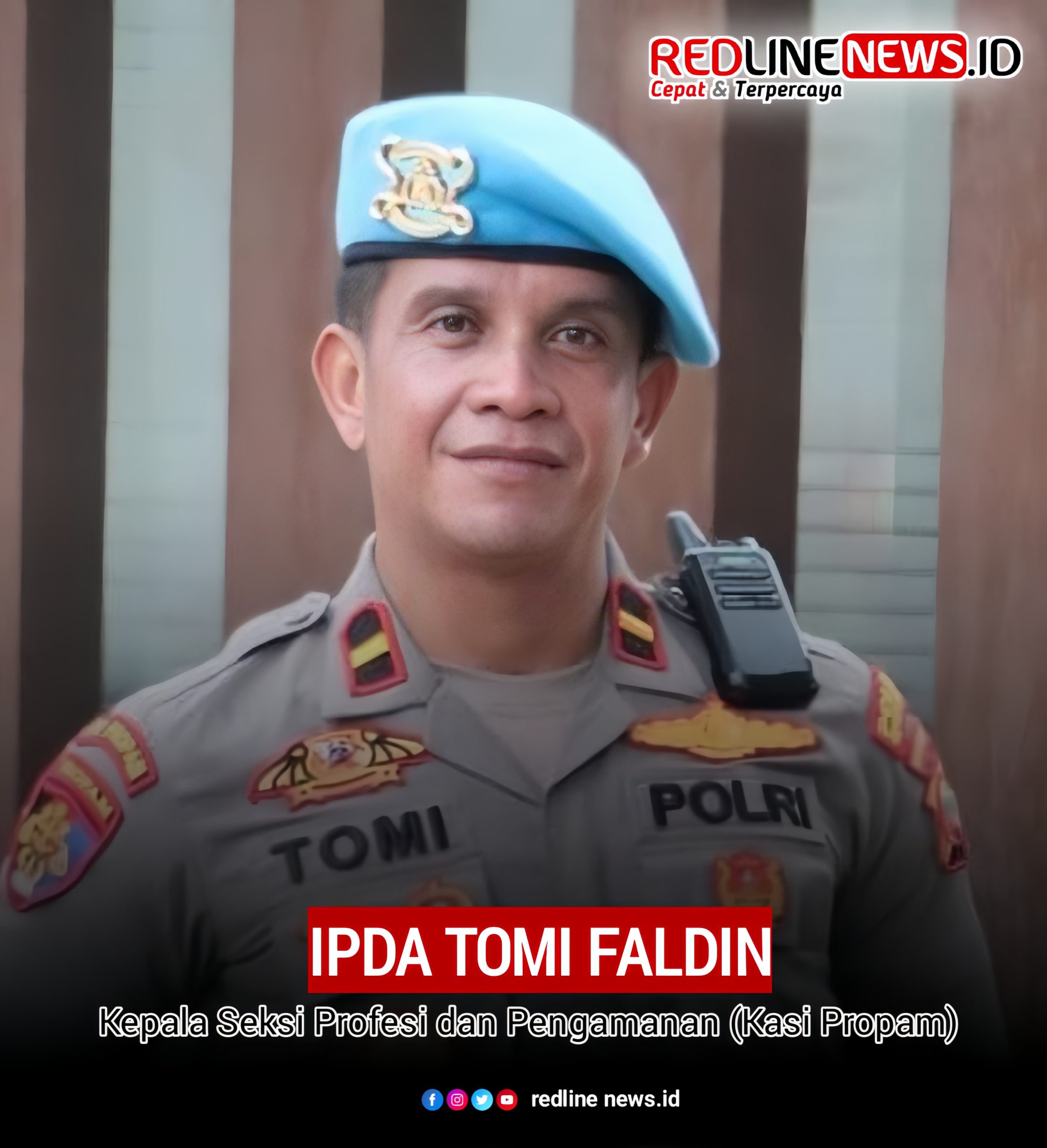 IPDA Tomi Faldin Kasi Propam Polres Kepulauan Sula 